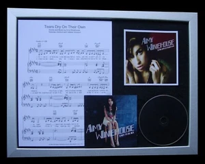 AMY WINEHOUSE Tränen trocknen alleine QUALITÄT CD GERAHMTES DISPLAY + SCHNELLER GLOBALER VERSAND - Bild 1 von 7