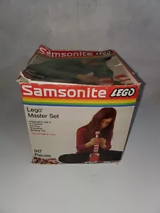 RARE! 1971- Lego MASTER Set By #105-3 Samsonite -917 pieces-Incomplete (880 pcs) - Picture 1 of 10