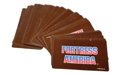 Juego completo de cartas partisanas 1986 MB Fortress America piezas de repuesto Foto 1 de 3