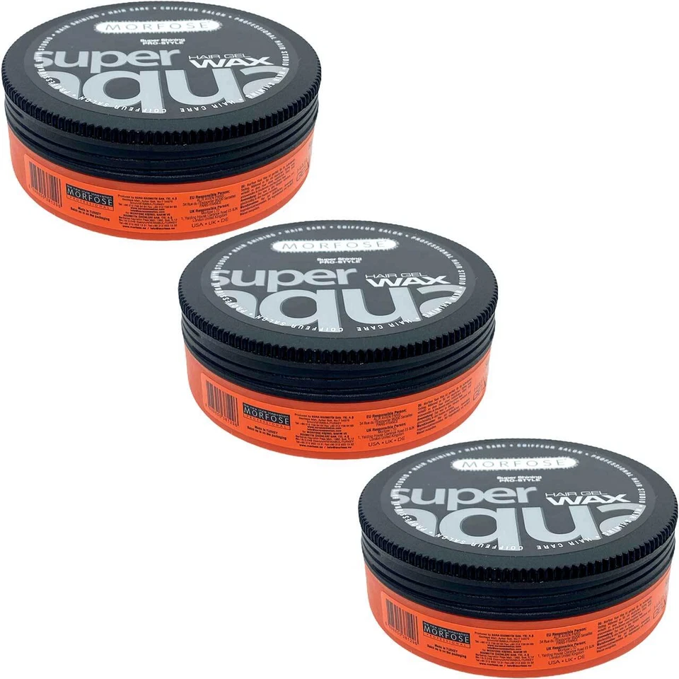 Morfose Super Aqua Gel Wax Extra Shining Pro-Style Melonenduft  (3er Pack) 175ml - Bild 1 von 1