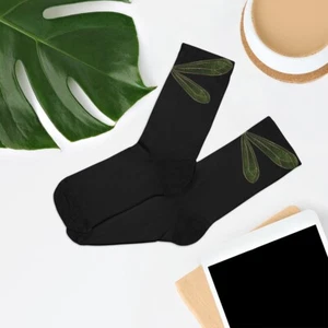 Tennis Socks - Girl Workout Socks / Fairy Wings Socks / Anime Socks / Gym Socks - Picture 1 of 9