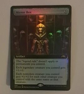 Mirror Box Extended Art Foil NM Kamigawa Neon Dynasty MTG Magic the Gathering - Picture 1 of 2