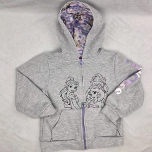 DISNEY PRINCESS girls Hoodie purple Jasmine Size 7 - Picture 1 of 4