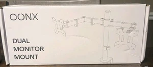 Dual Monitorständer Schreibtisch passt 10-30" Bildschirm verstellbar Schreibtischhalterung Monitorständer - Bild 1 von 20