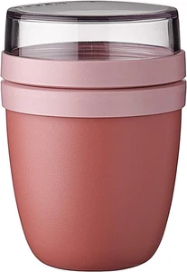Müslibecher to Go Joghurtbecher Unterteilung 300ml+120ml Vivid Mauve - Bild 1 von 11
