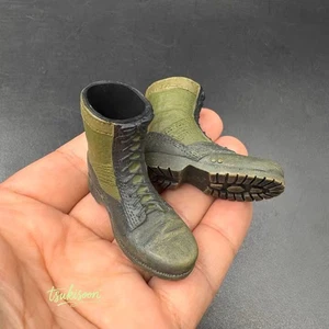 Male Soldier Military Jungle Boots Hollow Model Fit 12"  Warrior 1/6 Tough - Picture 1 of 1