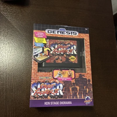 Consola Sega Genesis Heroes Street Fighter Ken & Ryu Stage DIORAMA 2025 NUEVA EN CAJA Foto 1 de 2