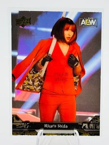 Hikaru Shida 2023 cubierta superior corte transparente paralelo - raro - Imagen 1 de 2