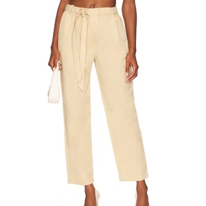 Revolve L'Academie Sadie Pants in Khaki Size XS Elastic Waist Pull On Ankle Pant - Picture 1 of 17