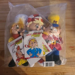 Vintage 1997 Kelloggs Rice Krispies Snap Crackle Pop Sammlerstück Plüsch Neu im Karton - Bild 1 von 1