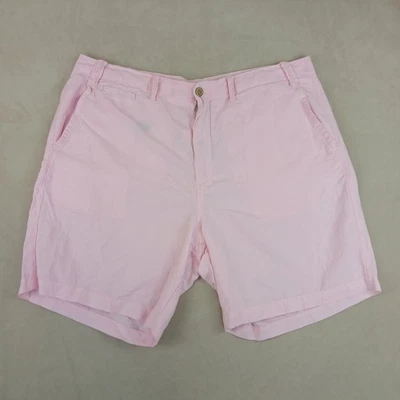 Мужские шорты Polo Ralph Lauren 38x7 из льняной смеси с розовым ДЕФЕКТОМ - Изображение 1 из 4