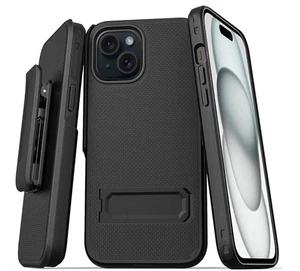 CBUS Hülle für iPhone 15 Plus + Holster mit Gürtelclip kompatibel mit iPhone - Bild 1 von 8