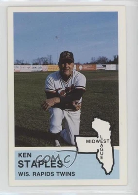 1982 Fritsch Midwest League Stars of Tomorrow Ken Staples #9 - Image 1 of 2