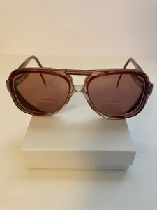 Vintage Safilo Italian 1030 937 Eyeglass Frames Only 54-14-150 Aviators 1980s - Picture 1 of 23
