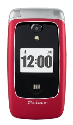 Doro Primo 418 rot Handy #1907443 - Bild 1 von 3