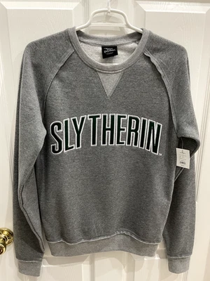 Harry Potter Mundo Mágico Slytherin Crew Adultos XS / Nuevo Foto 1 de 4