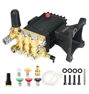 Pressure Washer Pump 1" Shaft Horizontal Triplex Plunger 4000 PSI 4.0GPM - Picture 1 of 2