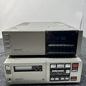 Sony Portable Betamax Videocassette-Recorder Player SL-2000 TT-2000 Parts Read - Picture 1 of 15