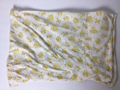 "Sábana ajustable vintage Carter's cuna osos amarillos payasos circo 24""x 38""" Foto 1 de 4