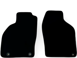 Front Car Floor Mats Velour For SAAB 9-3 Waterproof Black Carpet Liners New 2pcs - Picture 1 of 7
