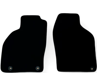 Alfombrillas delanteras de terciopelo para coche SAAB 9-3 impermeables forros de alfombras negras nuevas 2 un. Foto 1 de 4