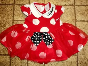 The Disney Store Minnie Mouse Dress / Costume. Sz. 0-3 Mos. Cute! - Picture 1 of 3