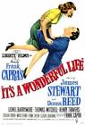 IT'S A WONDERFUL LIFE Movie POSTER 11 x 17 James Stewart, Donna Reed, A