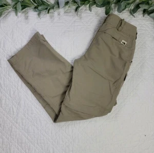 Vintage North Face Khaki Womens Pants to Shorts Size 2 - Picture 1 of 8