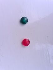 Hartal Door Handle Screw Covers 10mm Red and Green Sold as Pair.  Fast Despatch