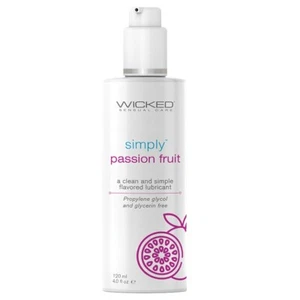 Personal Lubricant Wicked Flavored Simply Passion Fruit 4oz - Picture 1 of 2