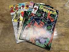 Lot of 6 Spider-Man #8 9 21 25 29 40 (1990 Series Marvel) Key issue!!