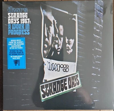 The Doors Strange Days 1967 RSD Blue Color Vinyl LP Mint (M) in Cardboard Sleeve - Image 1 of 2