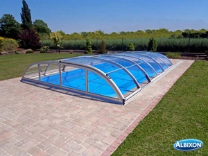 Poolüberdachung Schwimmbecken Überdachung Poolhalle Dallas A Clear ELOX - Bild 1 von 12