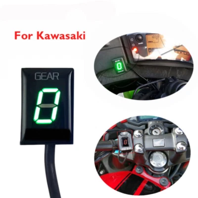Indicador de velocidad de pantalla digital de engranajes de motocicleta para Kawasaki Z300 Z650 Z750 Z800 Foto 1 de 4