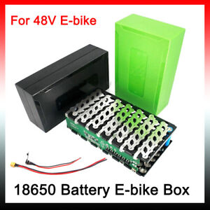 48V 14S 6P Lithium Battery Box with 48V 30A BMS + Holder & Nickel DIY lot ADE