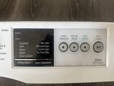 PANEL DE CONTROL LAVADORA BOSCH PARTE ARAÑAZOS # 00677458 00615694 Foto 1 de 4