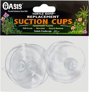 Oasis Turtle Ramp - Replacement Heavy Duty Suction Cups, 4-Pack 2.36" Diameter - Picture 1 of 12