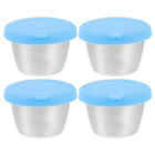  3 Pieces Dip Cups Dressing Container to Go Sauce with Lid Carry Food