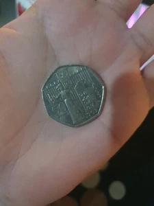 RARE - SUFFRAGETTE 50p COIN 2003 GIVE WOMEN THE VOTE - Picture 1 of 5