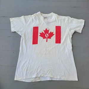 Vtg Distressed Greatful Dead Canada Parking Lot Tee Sz XL Band Music Concert - Picture 1 of 12
