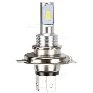 Motorcycle Headlight H4 HS1 LED Bulb 6000K White LED Hi-Lo Beam Light Lamp Bulbs - Picture 1 of 9
