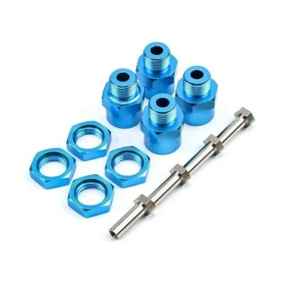 4PCS 1/8 12mm to 17mm Wheel Hex Hub Adapter for 1/10 RC Car Rey LOSI Ten Baja - Image 1 of 4