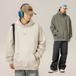 Hooded sweatshirt Spring 2025 vintage loose couple hoodie with letter embroidery - Picture 1 of 19