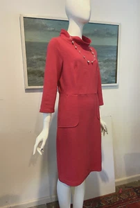 🌷Boden pink stretchy Midi Dress Sleeves 12 - Picture 1 of 11