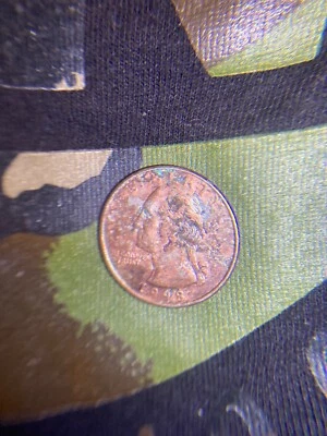 1998 P Washington Quarter Error  Missing Clad Layer - Image 1 of 2