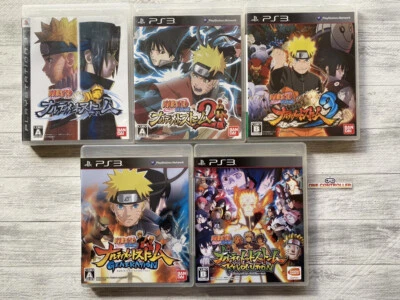 SONY PS3 NARUTO Narutimate Storm 1 2 3 & Revolution & Generation set from Japan - Image 1 of 4