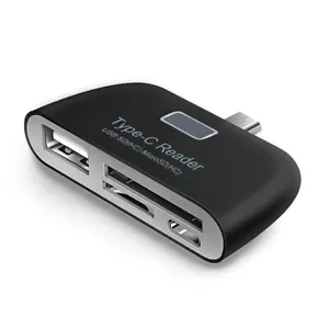 🚀 4-in-1 OTG Kartenleser - USB, Typ-C & Micro USB für PC, Laptop, Telefon!🆕🗂️ - Bild 1 von 7