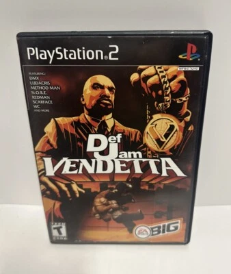 Def Jam Vendetta (Sony PlayStation 2, 2003) Black Label, Complete w/ Manual - Image 1 of 4