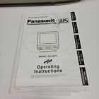 Panasonic TV/VCR COMBO AG-527c Monitor Recorder Proline Super 4 Kopf - HANDBUCH