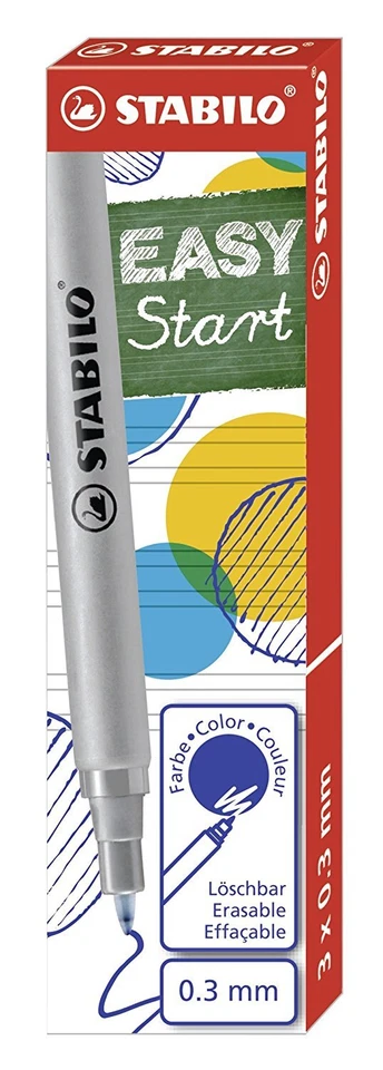 STABILO Patrone für Tintenroller EASYoriginal blau 0,3 mm (3 Patronen) - Bild 1 von 1